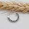 Daith Clicker 14k Gold Black Diamonds